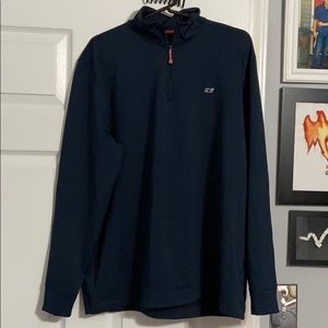 Vineyard vines navy blue quarter zip.